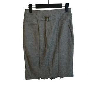 XOXO Vintage Y2K Pleated Gray Pencil Skirt